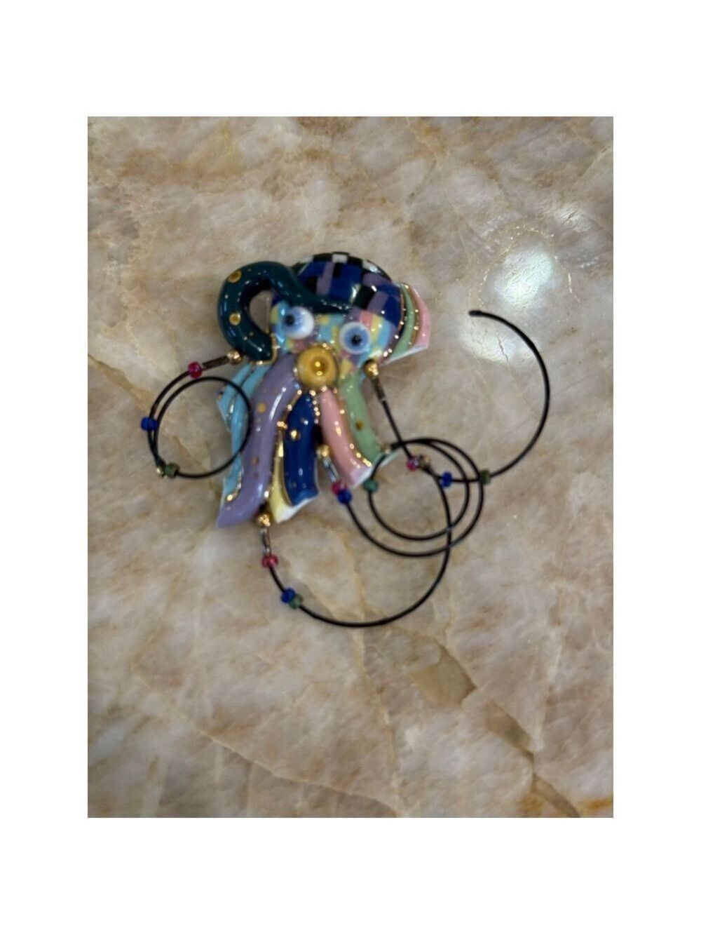 Jewelry 10 Multicolor Octopus Brooch Pin One Size